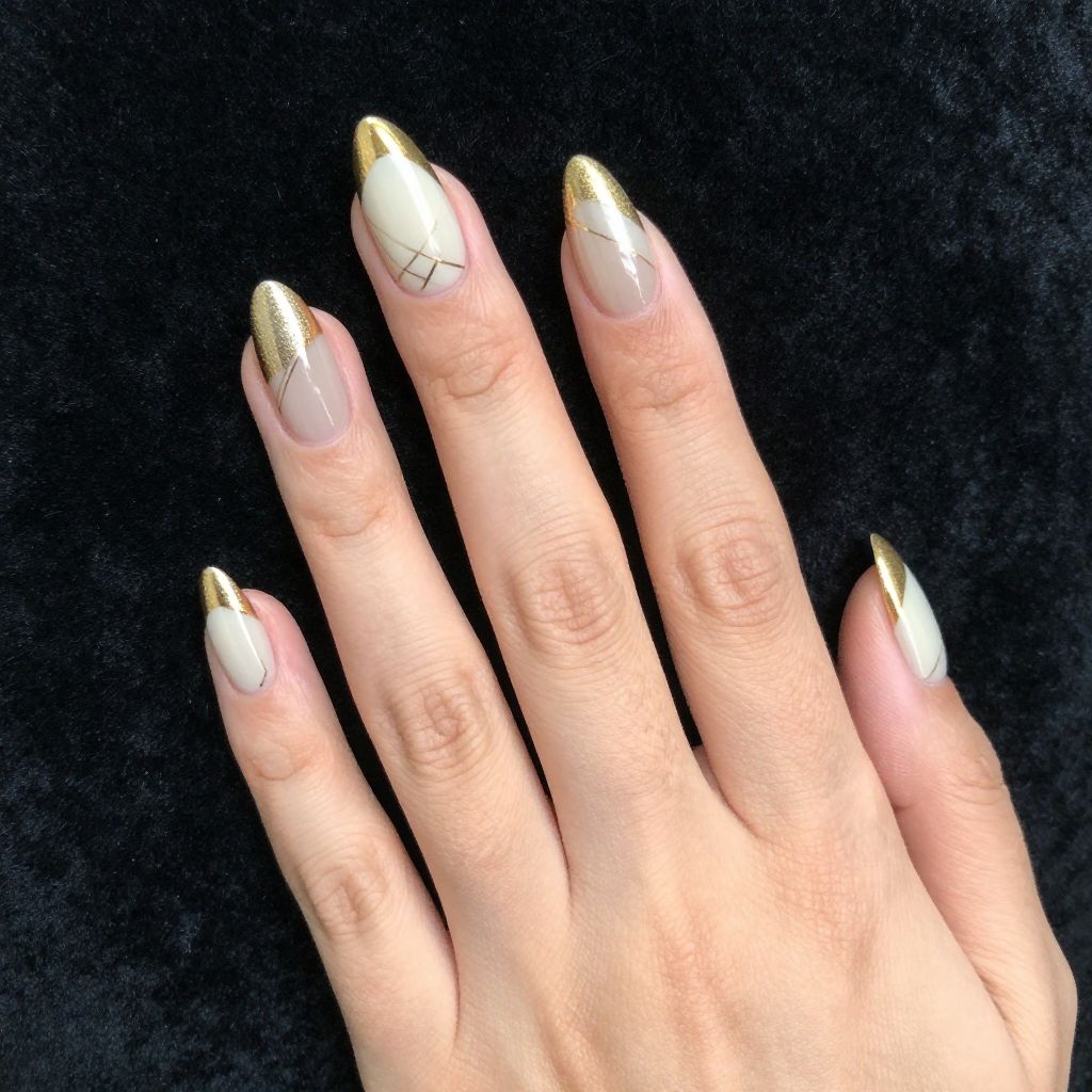 Acrylic French Tip nail idea 3