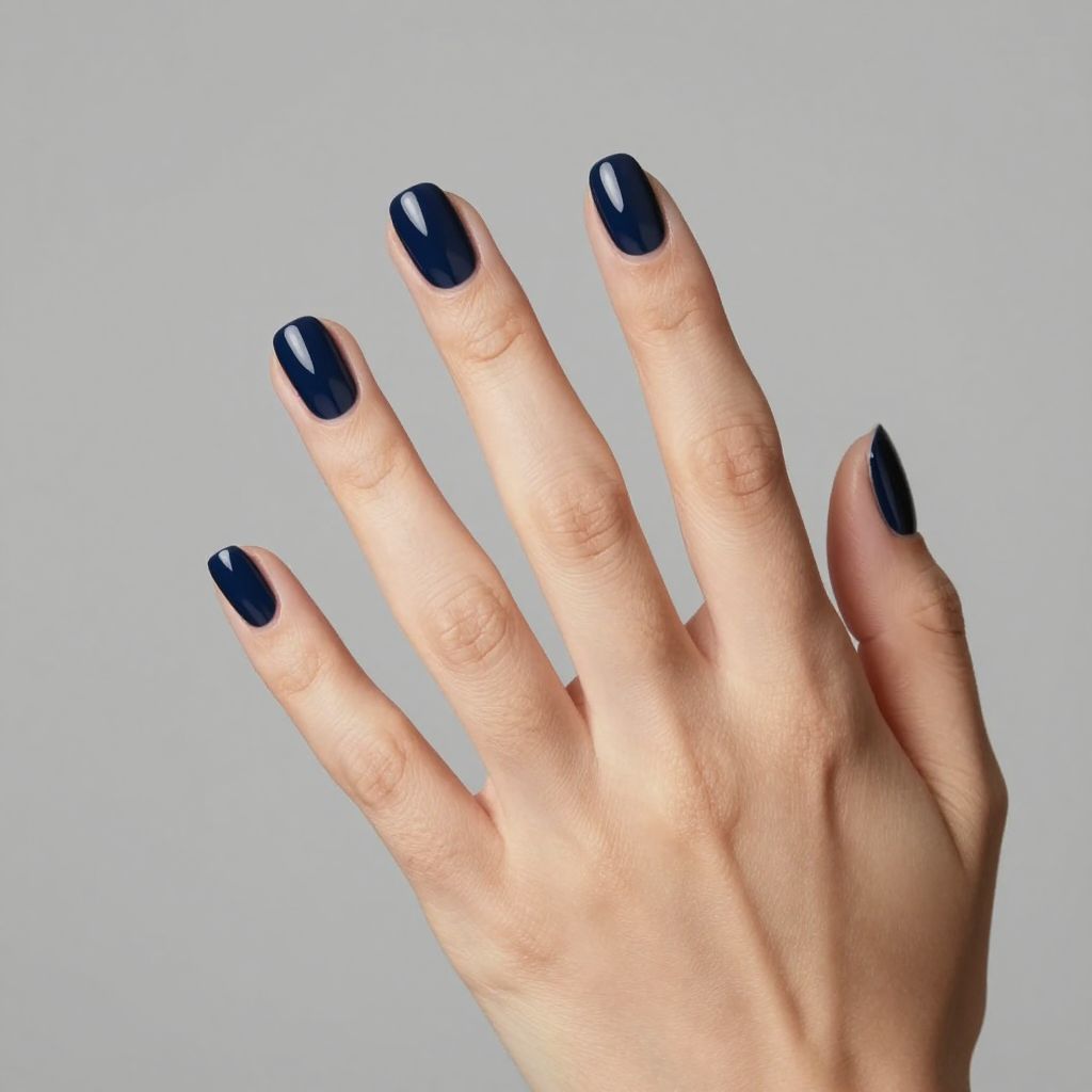 Short acrylic nails idea 10