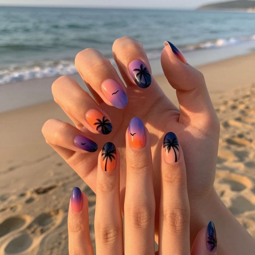 Airbrush nail idea 5