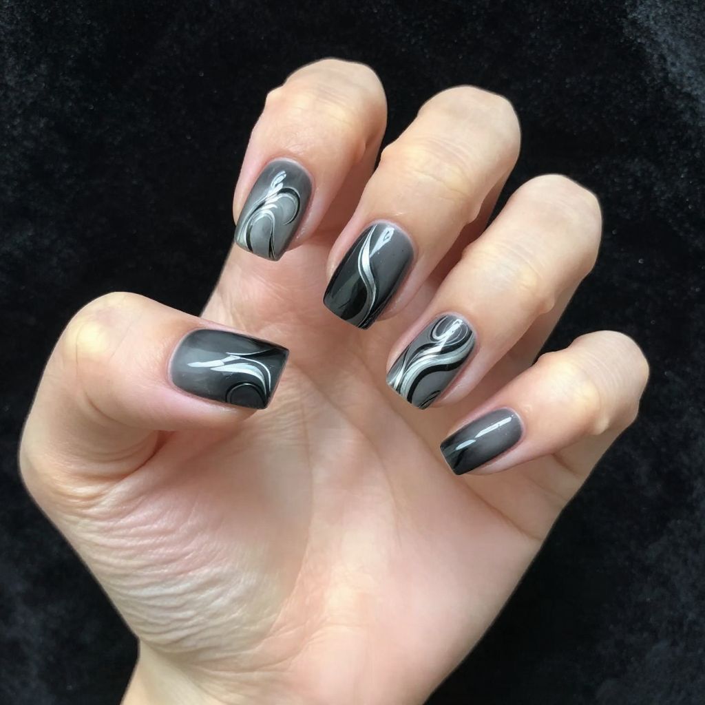 Airbrush nail idea 6