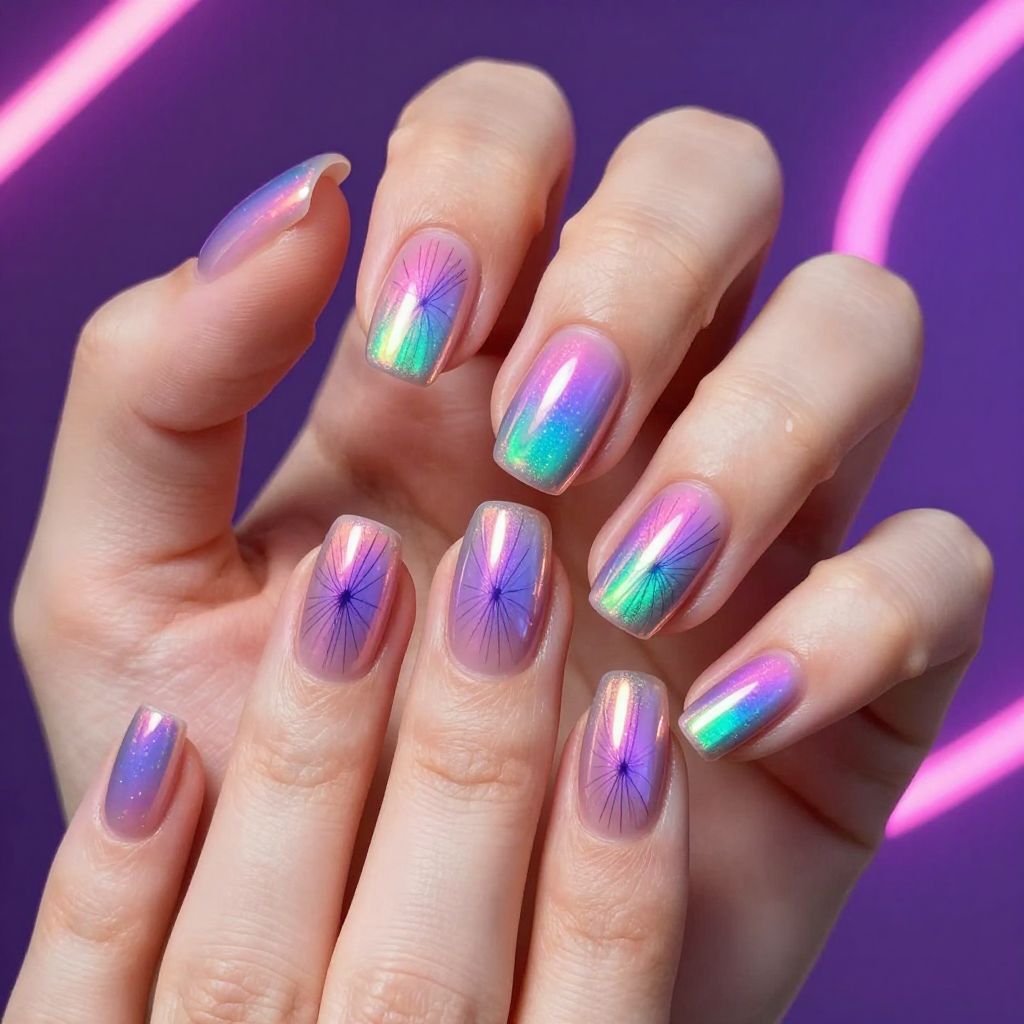 Airbrush nail idea 9