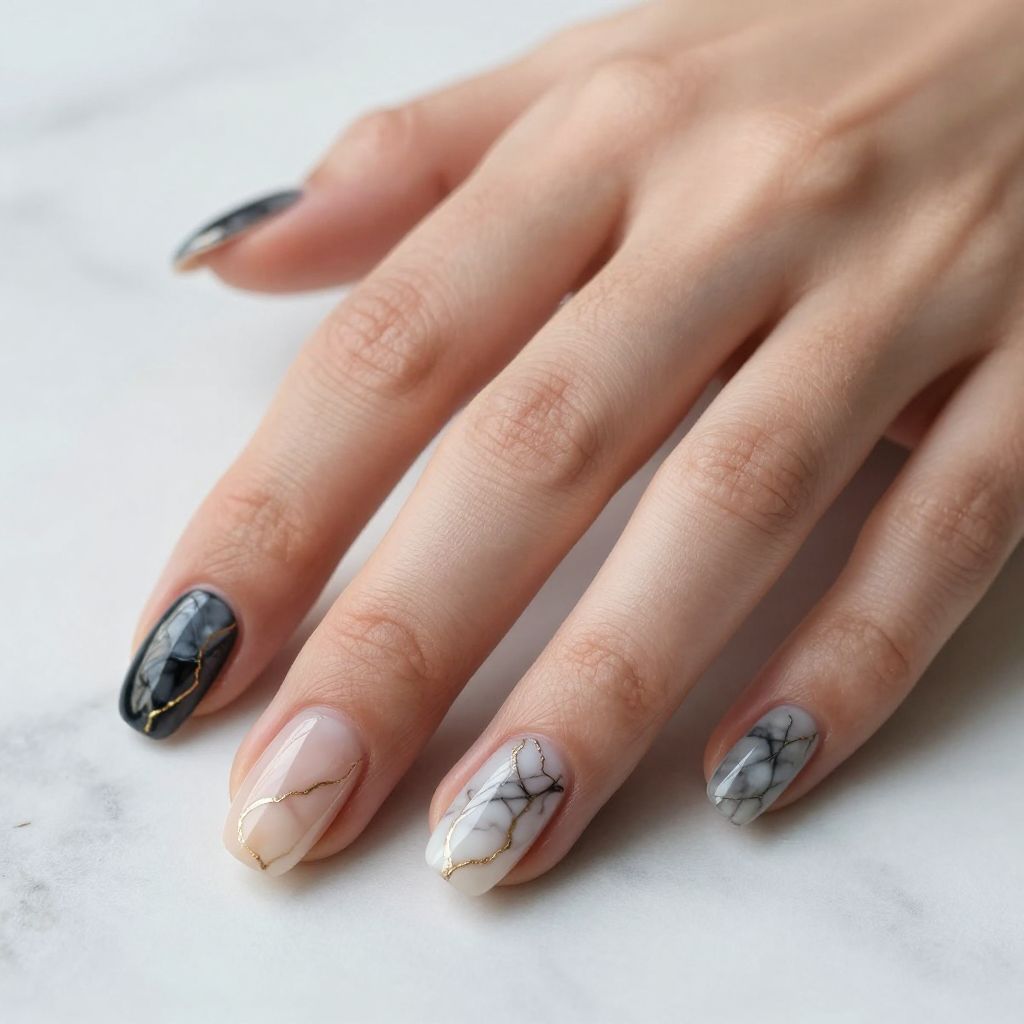 Airbrush nail idea 8