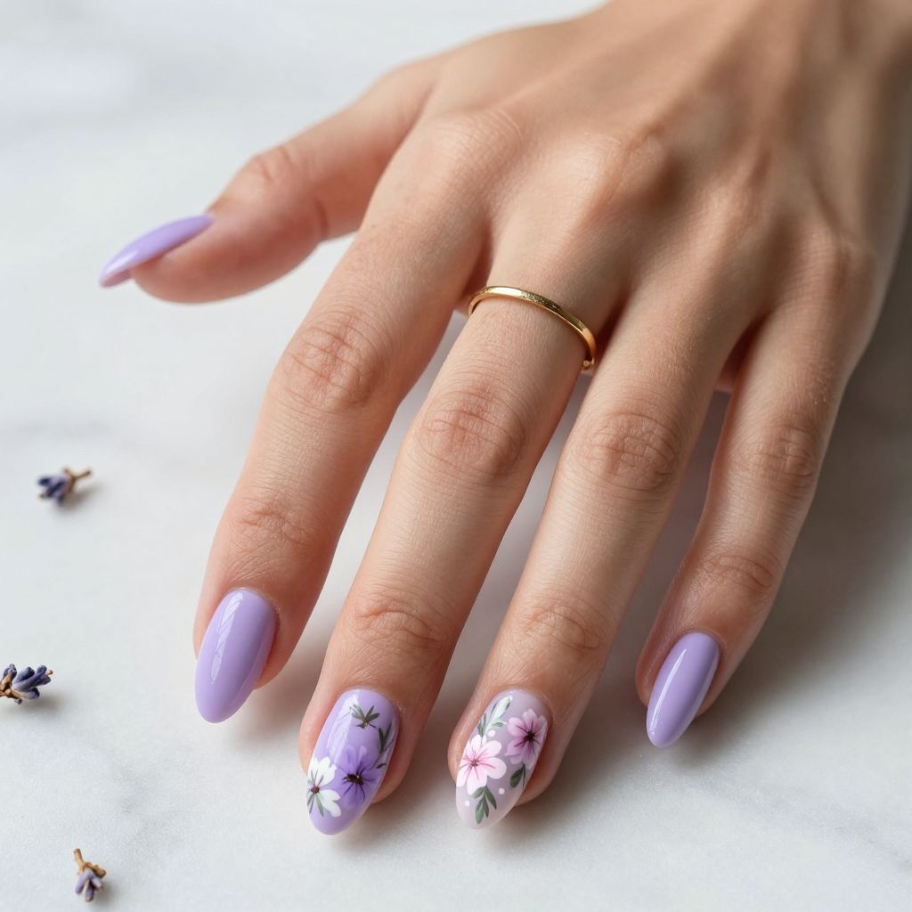 Almond Nail Designs 11
