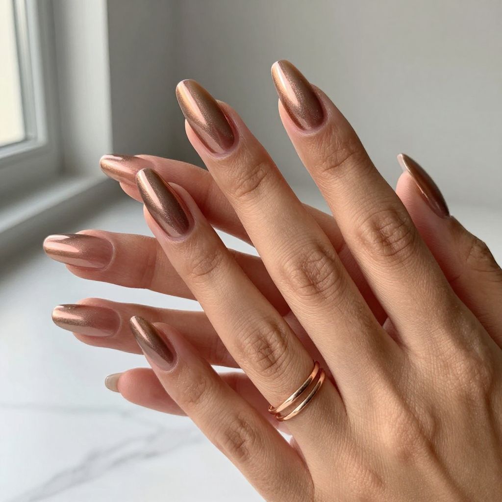Rose Gold Chrome with Metallic Gradient