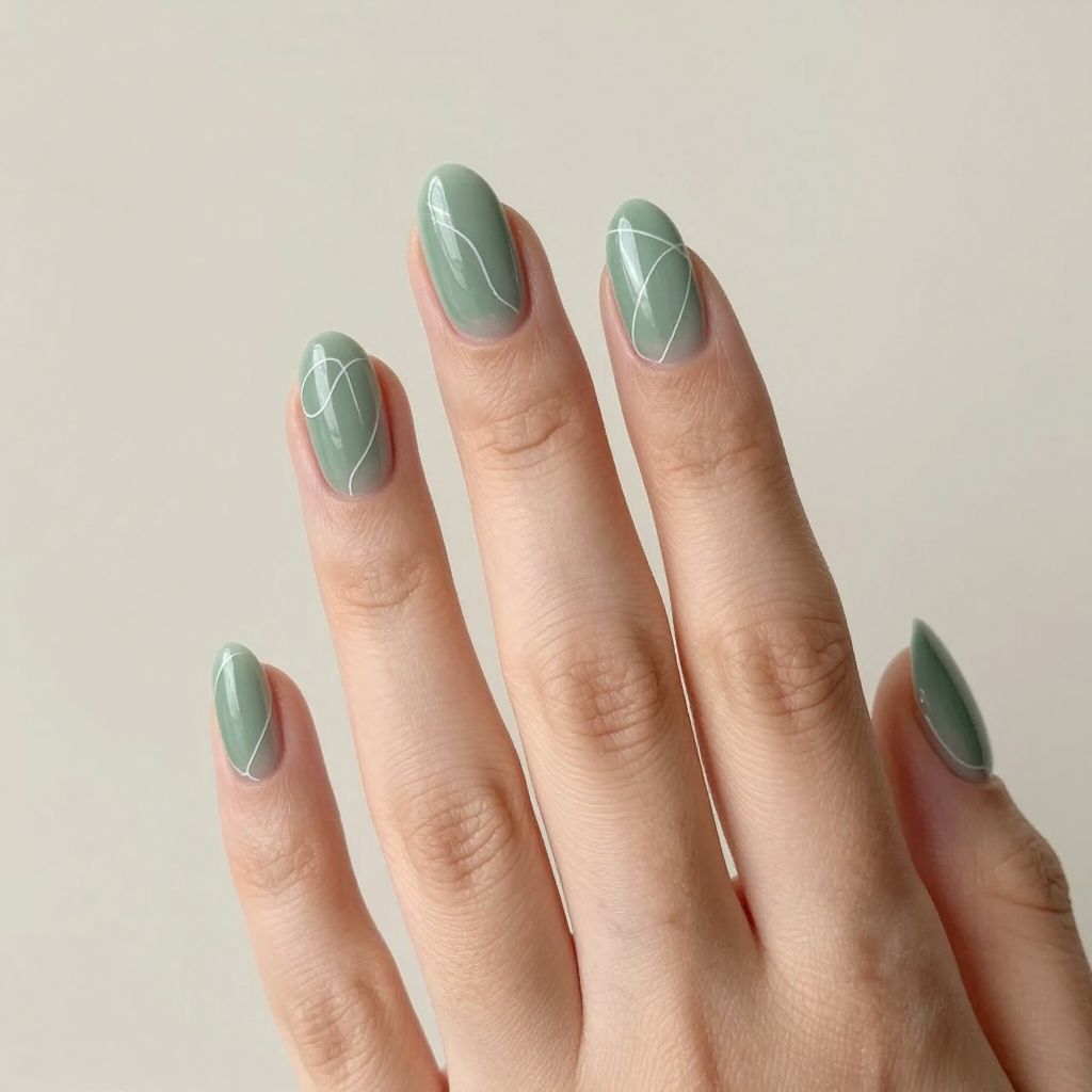 Almond Shaped Nails nail idea 10