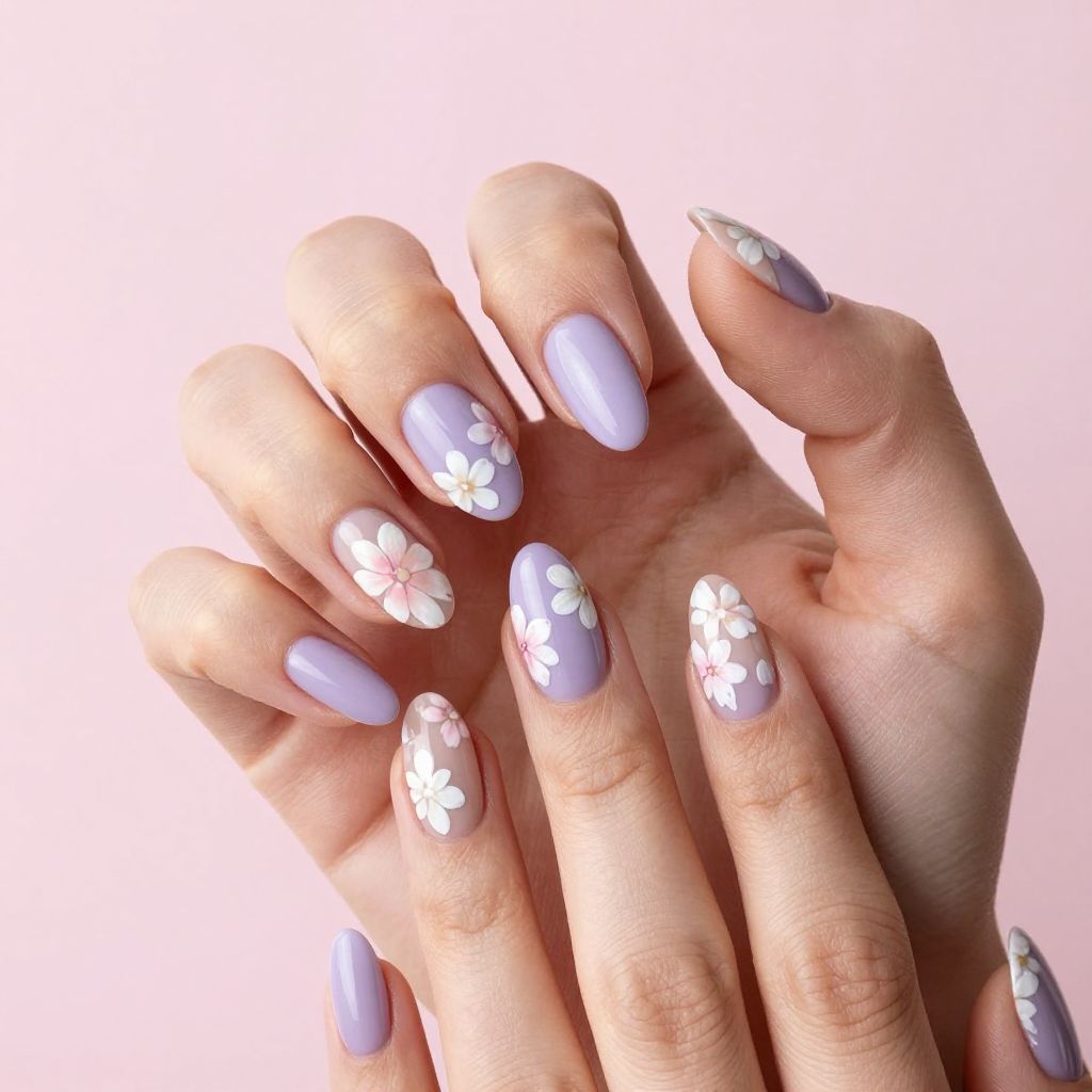 Almond Shaped Nails nail idea 4