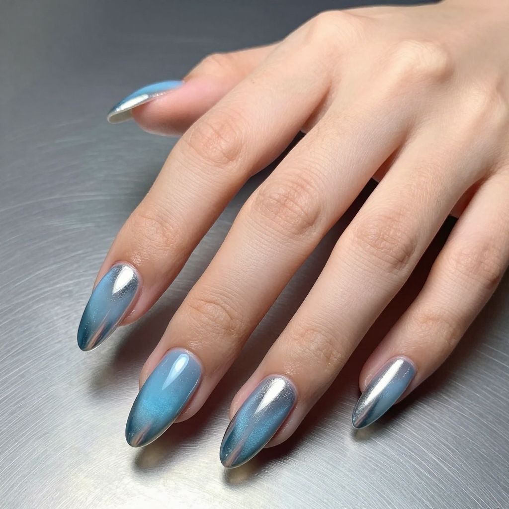 Almond Shaped Nails nail idea 9