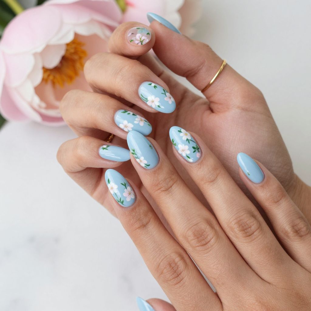 Baby Blue Nail Designs 10