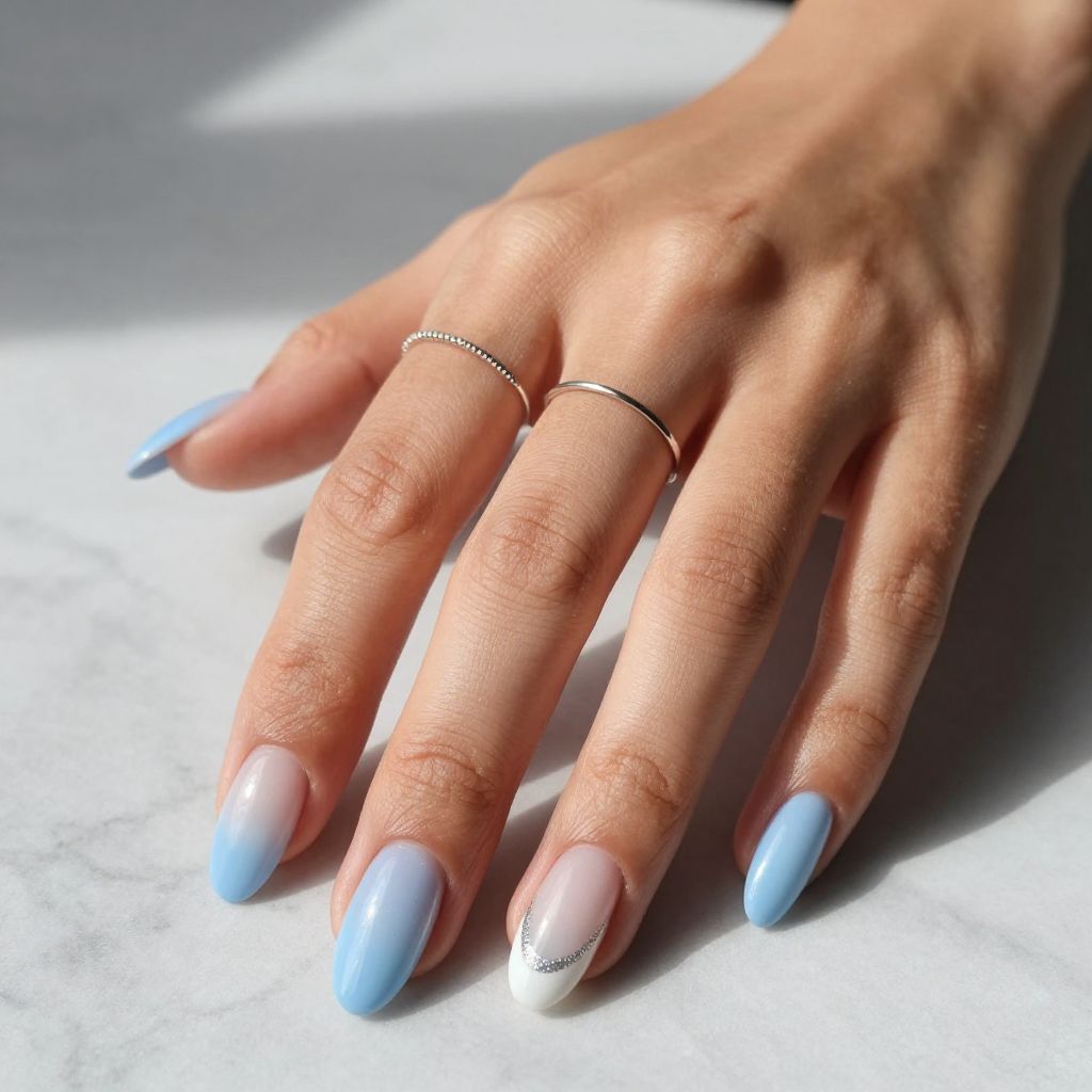 Baby Blue Nail Designs 13