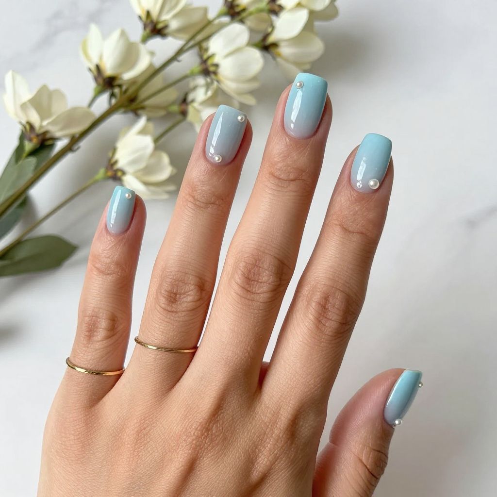Baby Blue Nail Designs 6