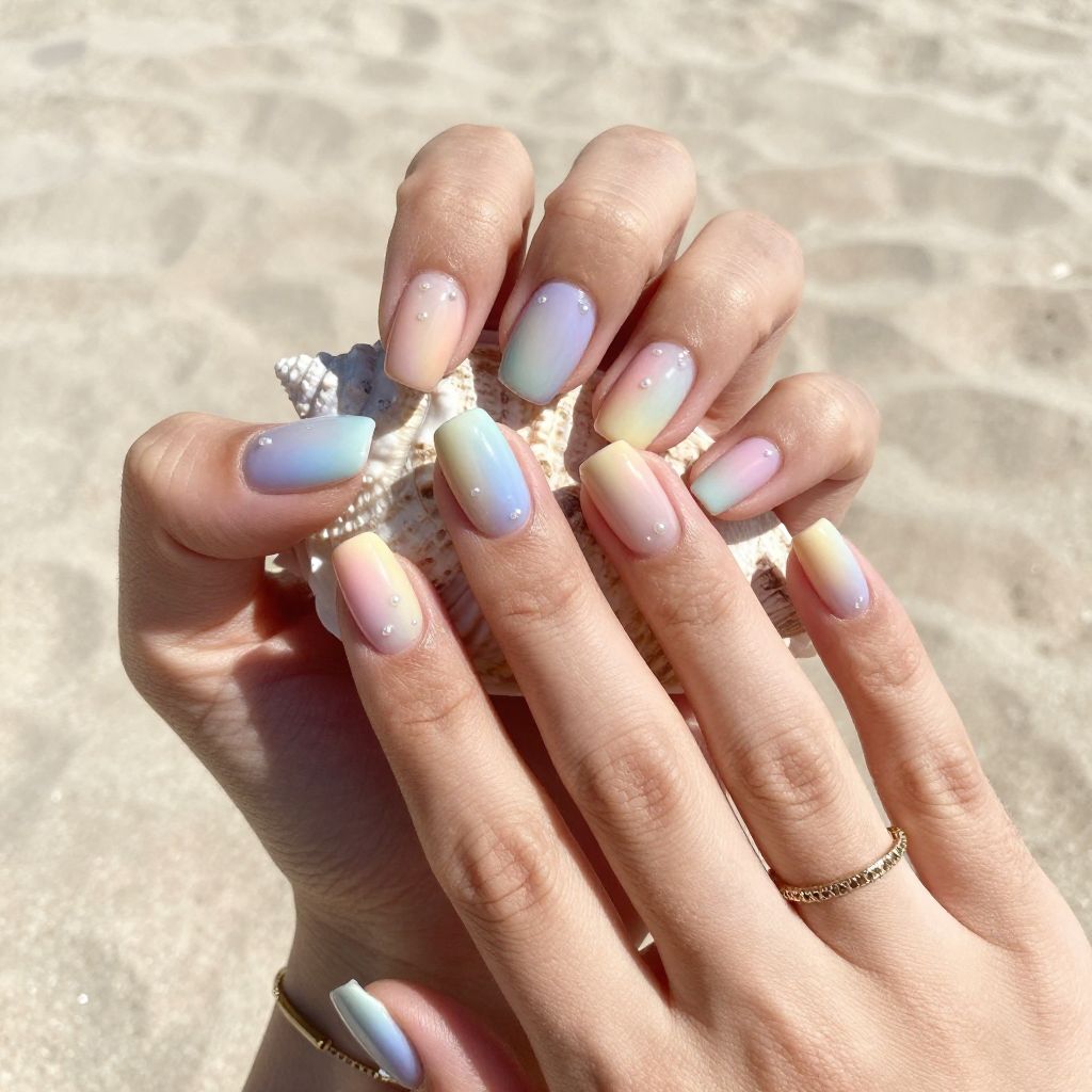 Pastel Rainbow with Ombre Effect