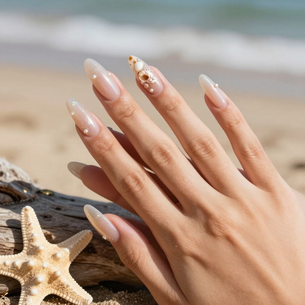 Translucent with Embedded Seashells