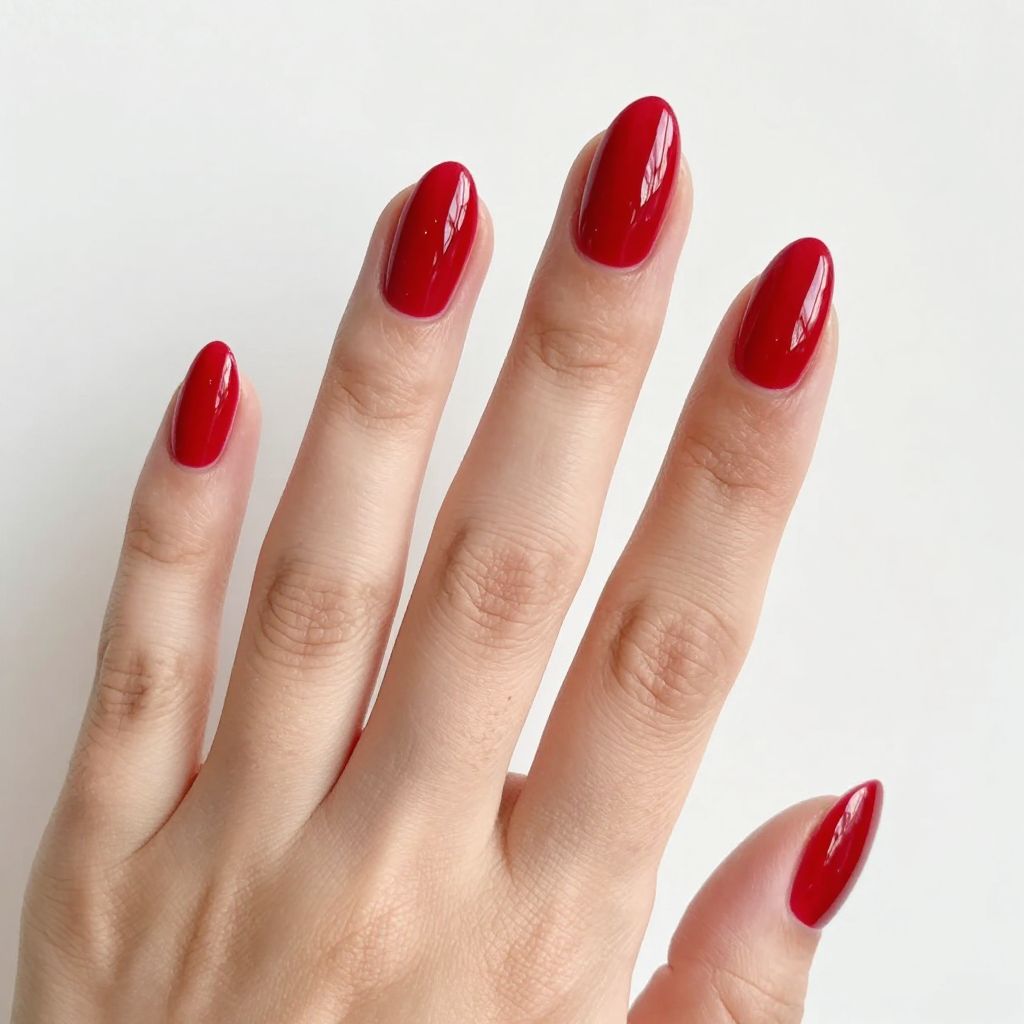 Black and red nail idea 7