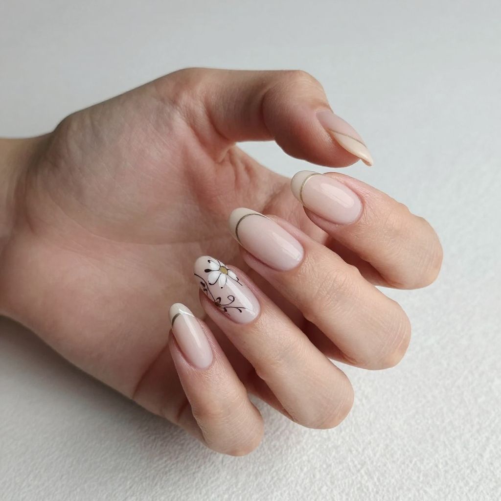 Blooming Gel Nail Designs nail idea 13