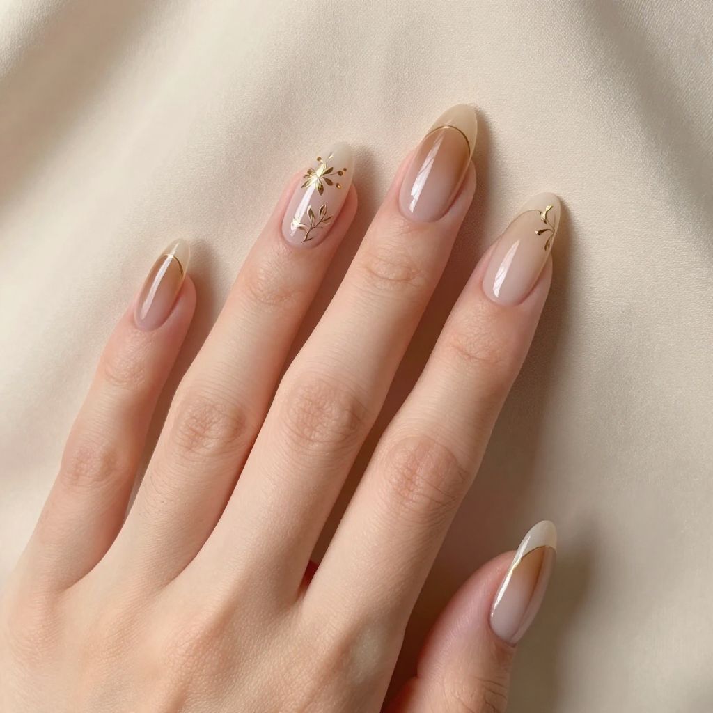 Blooming Gel Nail Designs nail idea 15