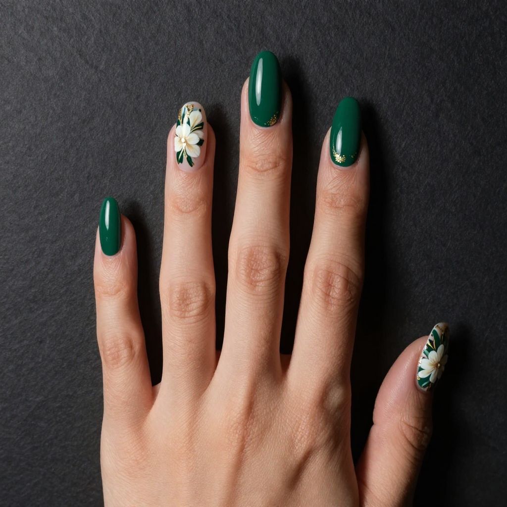 Blooming Gel Nail Designs nail idea 2