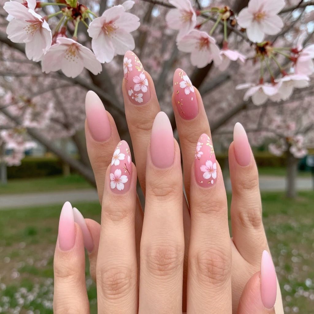 Blooming Gel Nail Designs nail idea 3