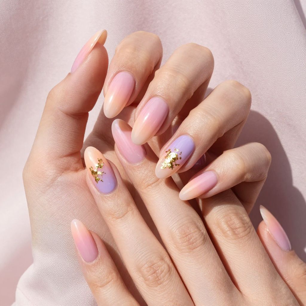 Bright Spring nail idea 1
