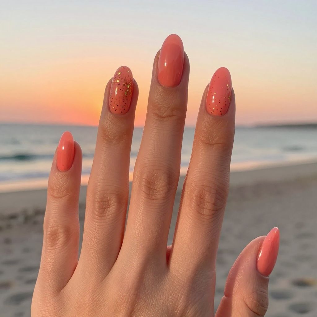 Bright Spring nail idea 13