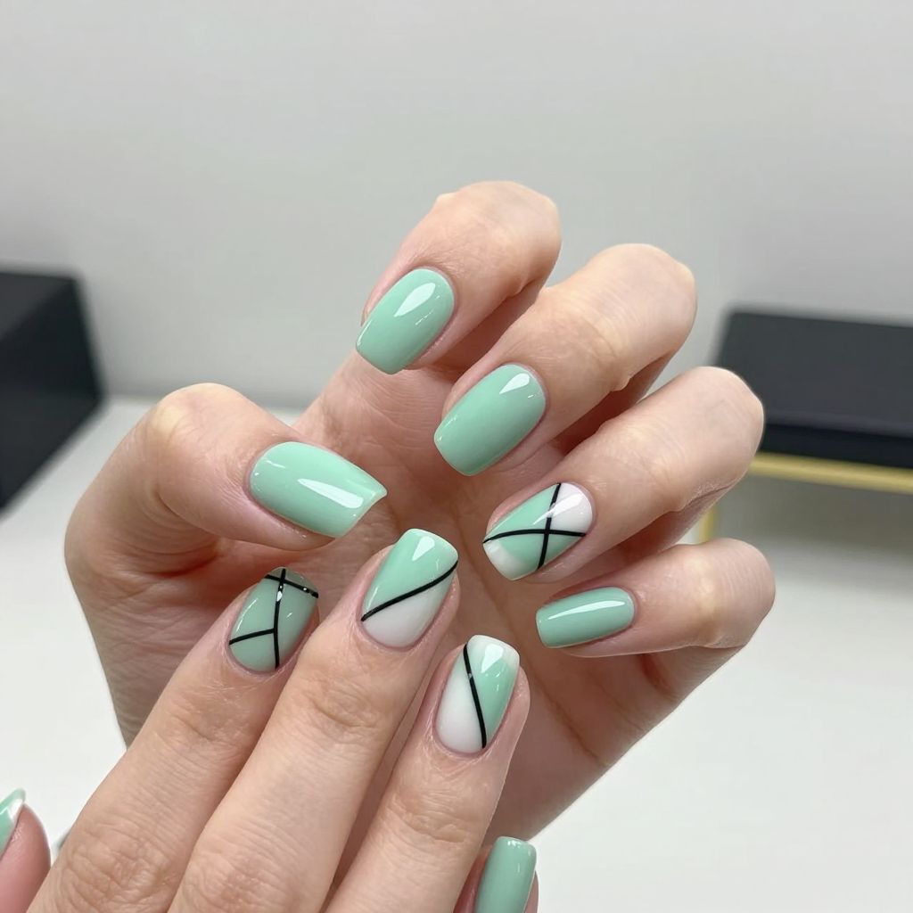 Bright Spring nail idea 9