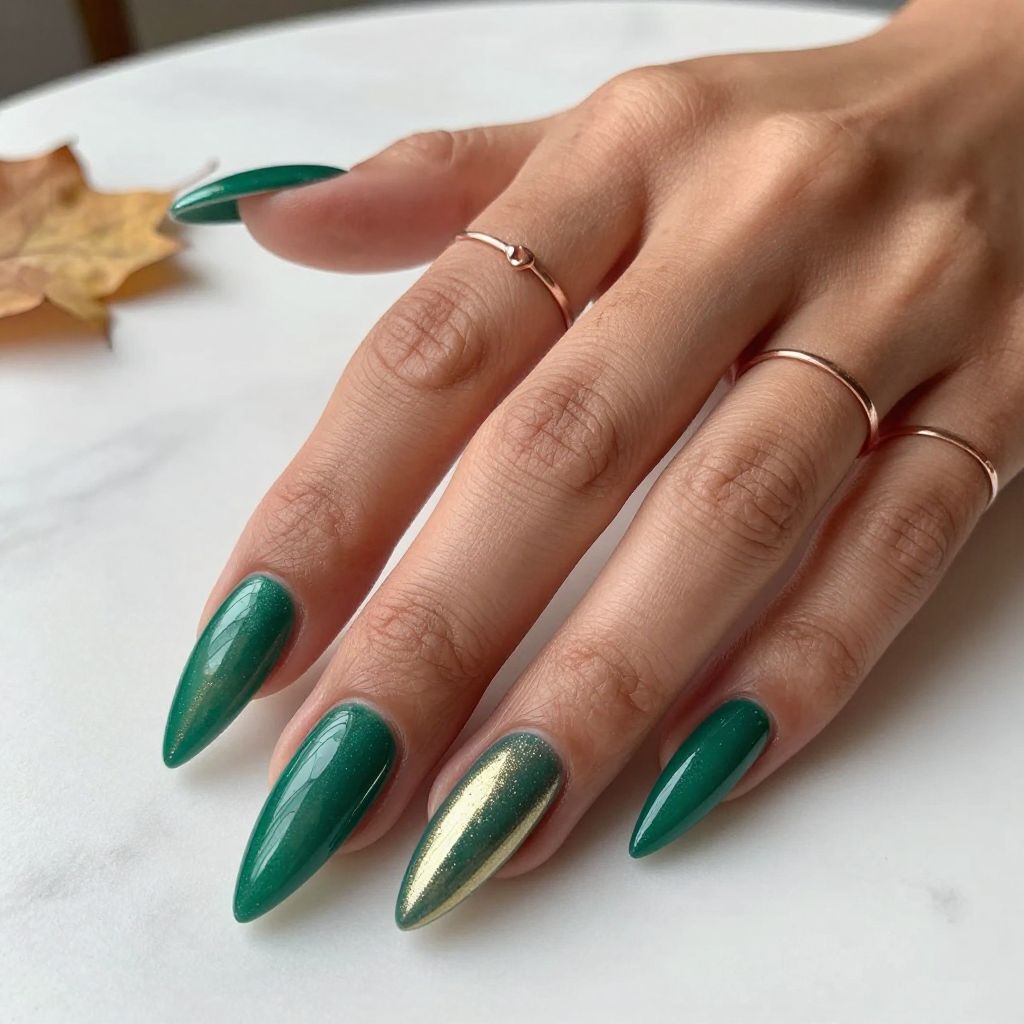 Emerald Green Cat Eye