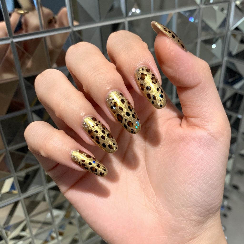 Cheetah Print Nail Designs nail idea 12