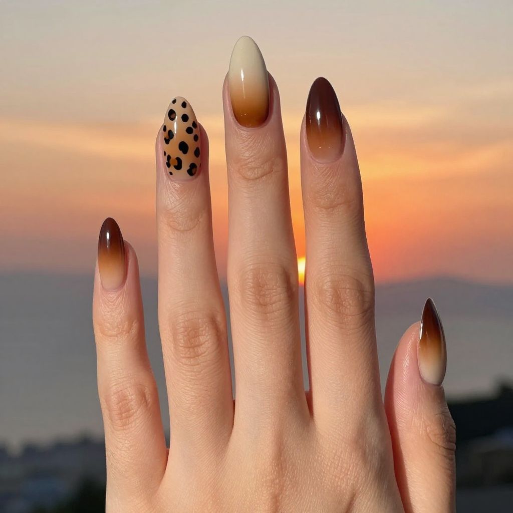 Cheetah Print Nail Designs nail idea 6