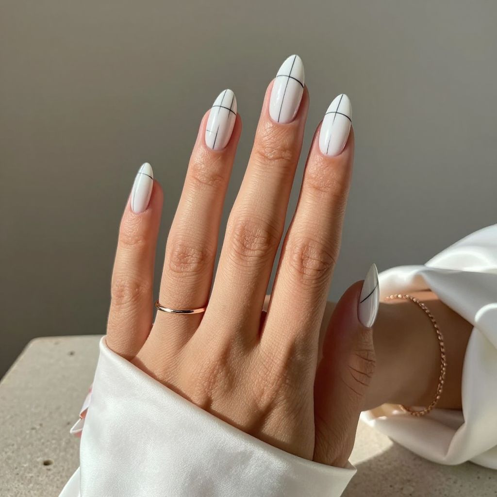 Classy Edgy Almond Nail Designs 10