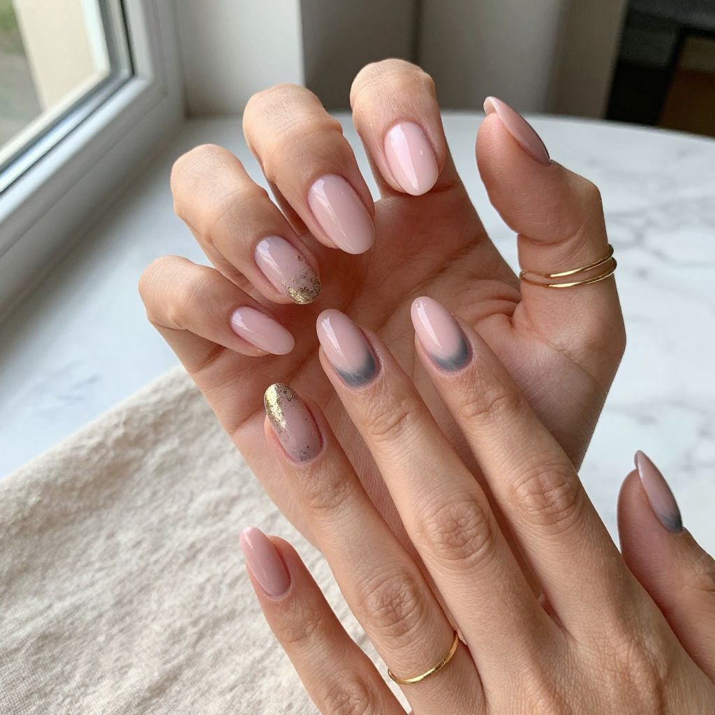Classy Edgy Almond Nail Designs 13