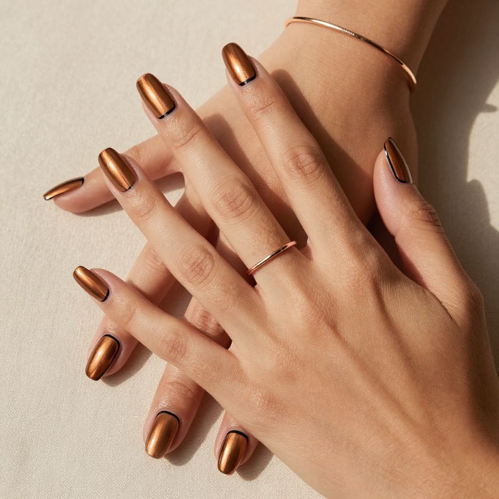 Classy Edgy Almond Nail Designs 14