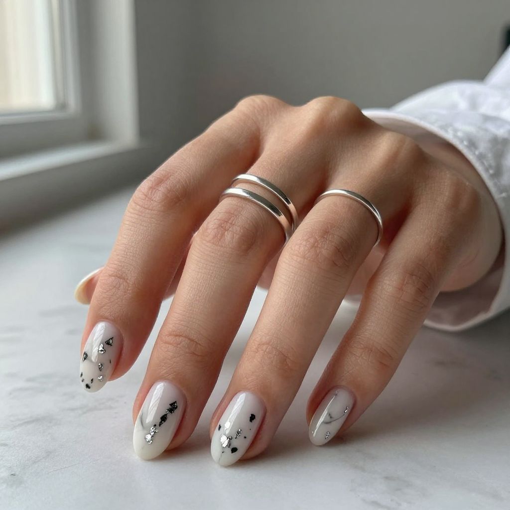 Classy Edgy Almond Nail Designs 2