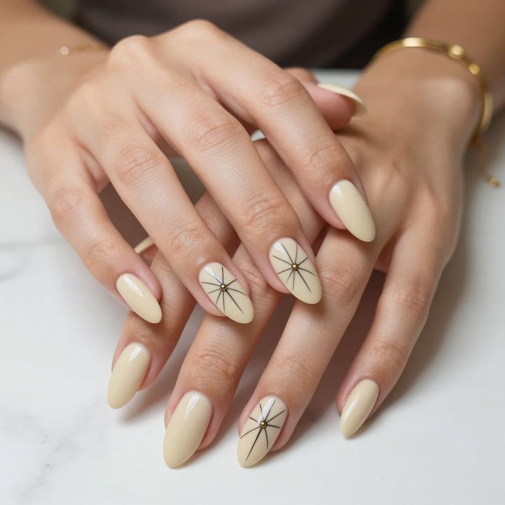 Classy Edgy Almond Nail Designs 6