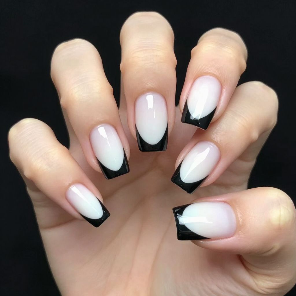 Classy French Tip Nail Designs For Summer nail idea 12