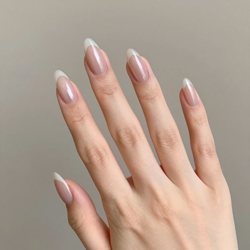 Classy French Tip Nail Designs For Summer nail idea 15