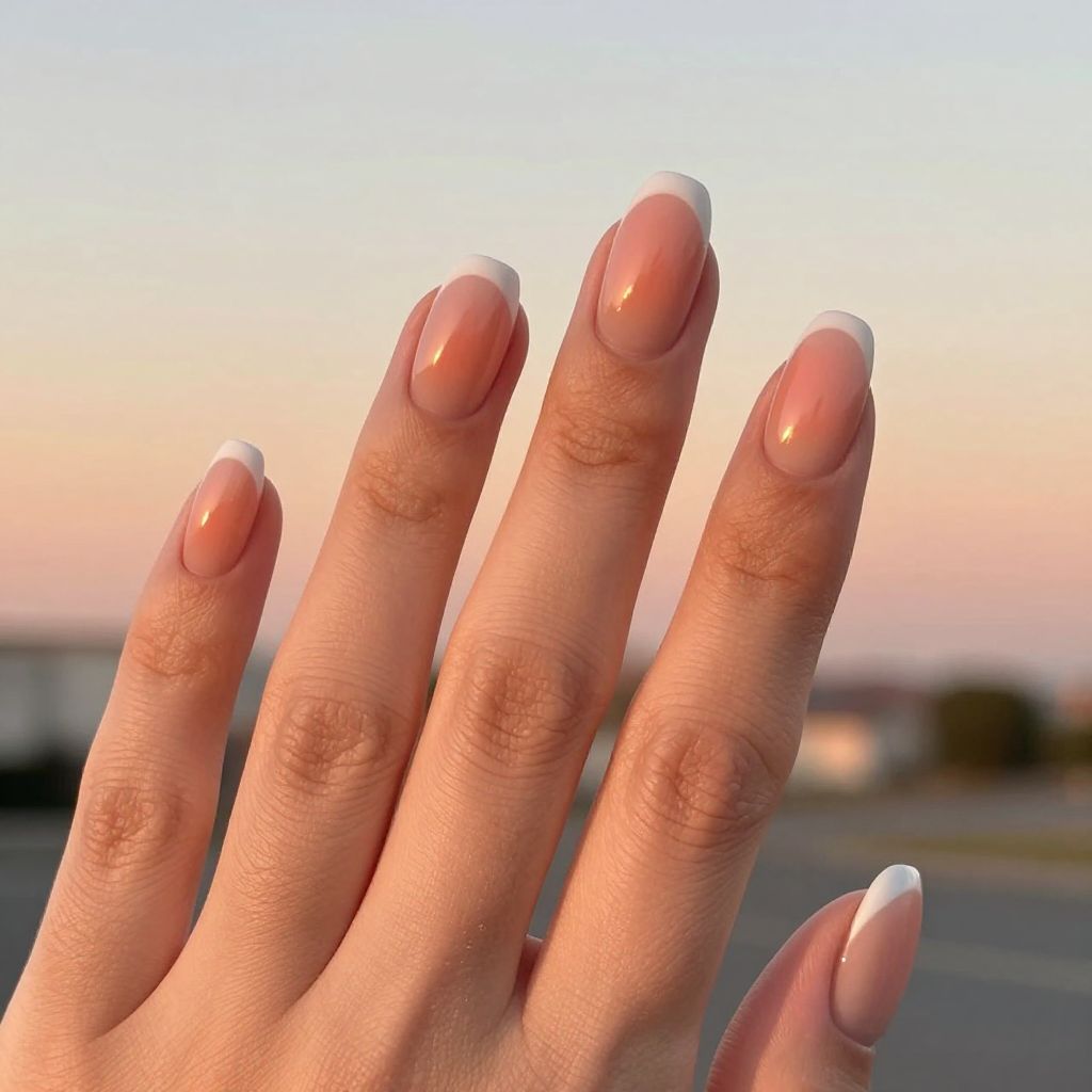 Classy French Tip Nail Designs For Summer nail idea 6