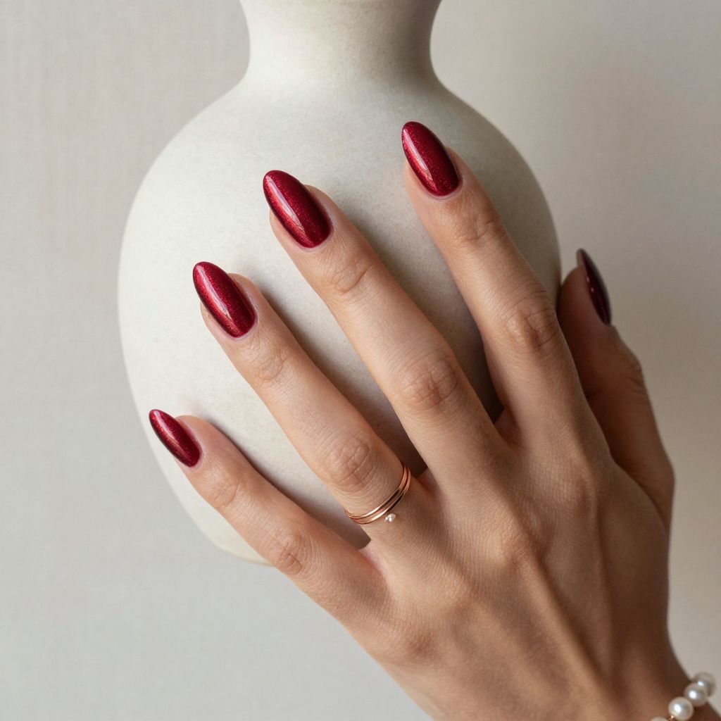 Classy Red Nail Designs 10