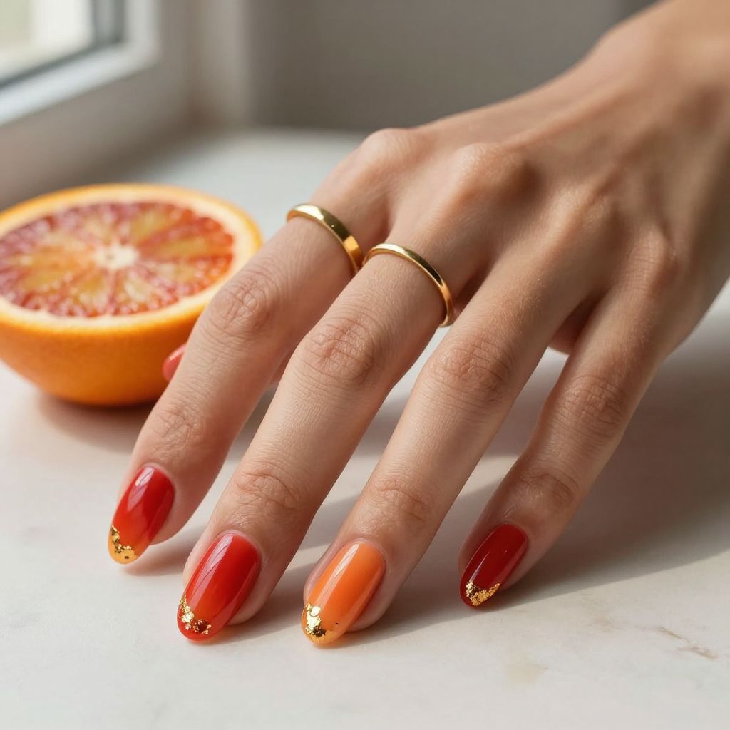 Classy Red Nail Designs 11