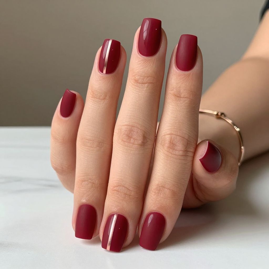 Classy Red Nail Designs 12