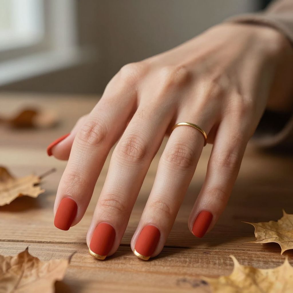 Classy Red Nail Designs 14