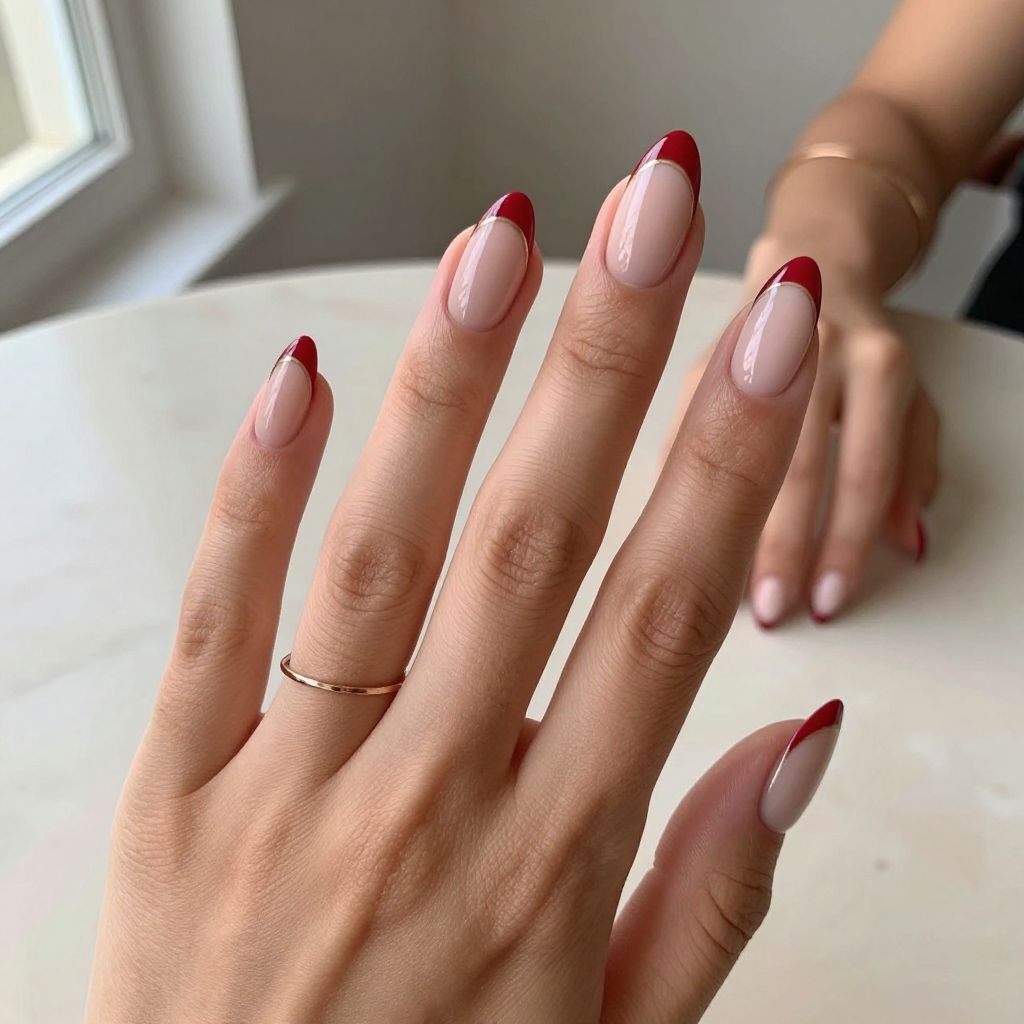 Classy Red Nail Designs 6