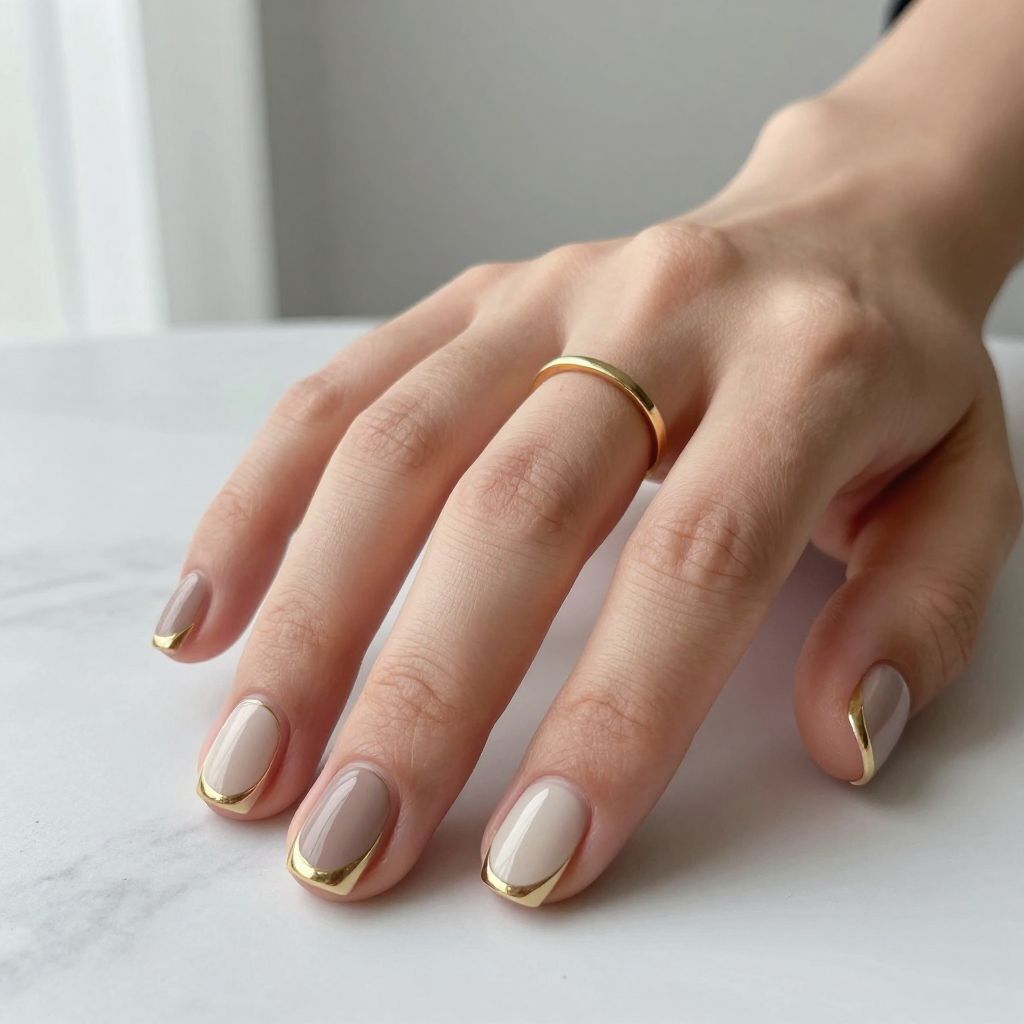 Classy Short Nail Designs 14