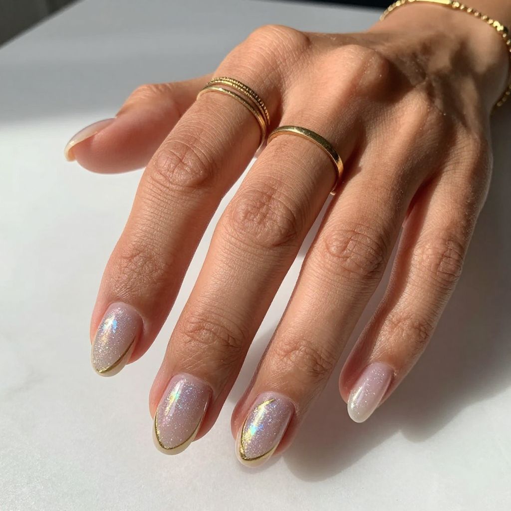 Holographic Dust Clear Nails