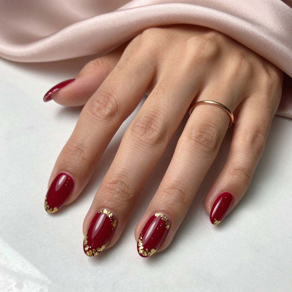 Red Coffins with Gold Leaf Accents
