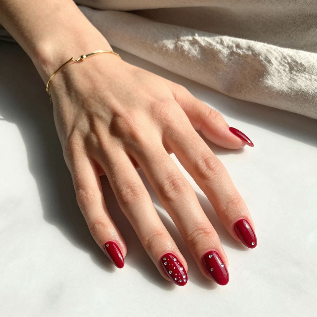 Scarlet Coffins with Diamond Studwork
