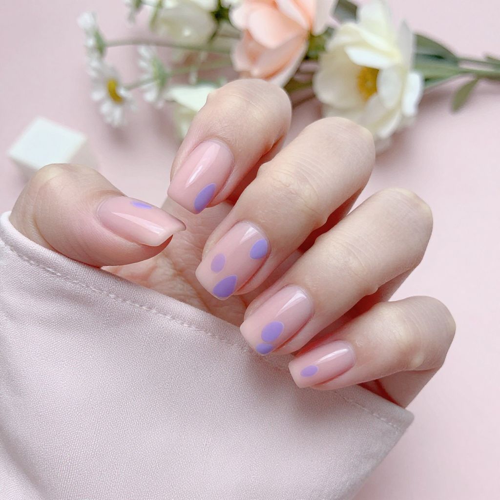 Cow print nails idea 2
