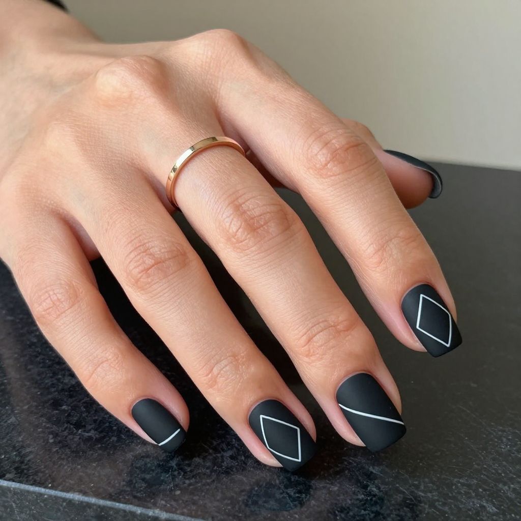 Dark Nail Designs 15