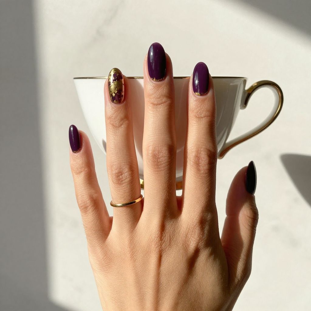 Dark Nail Designs 4