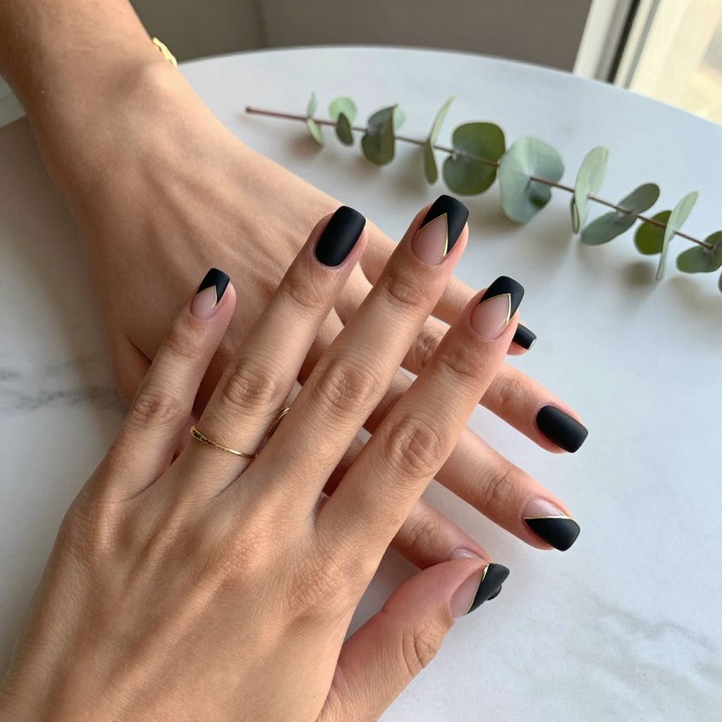 Dark Nail Designs 5