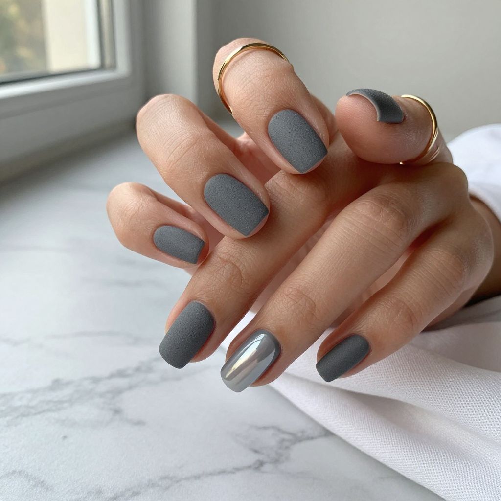 Dark Nail Designs 6