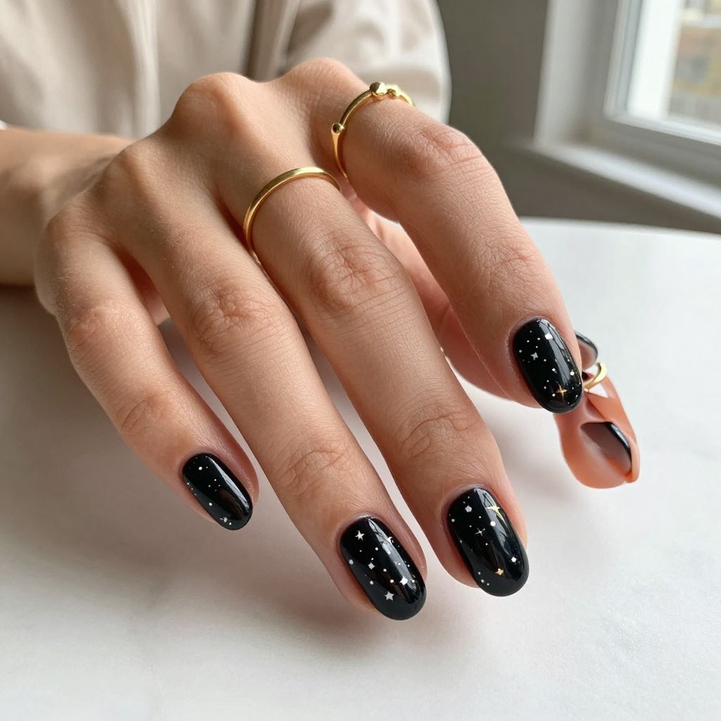 Dark Nail Designs 8